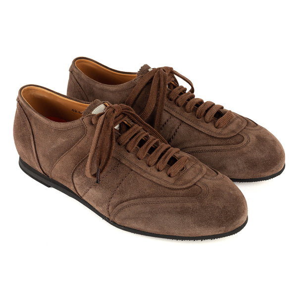 SPORT 94013 Chocolate velour sneakers – ALBERTO FASCIANI GROUP SRL