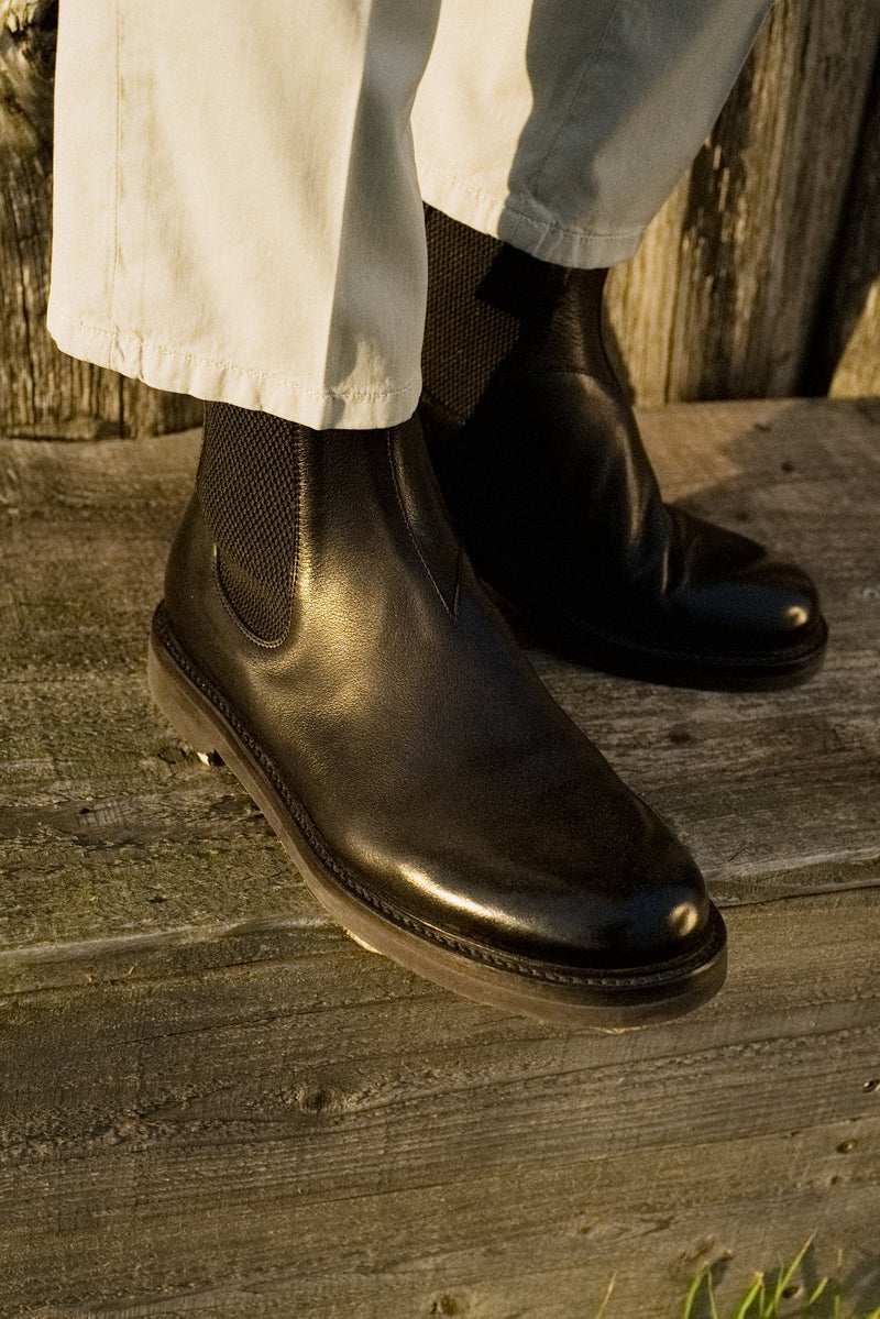 KRIS 96012<br> Black Chelsea boots