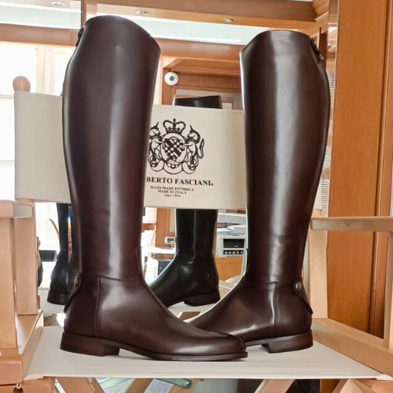 Savoy 2100 Alberto Fasciani Boutique Edition<br> Mahogany High Boots