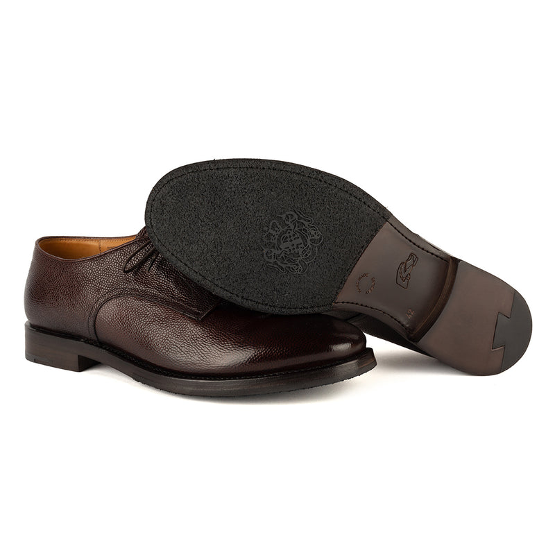 Ethan 59002<br> Textured calf derby shoes