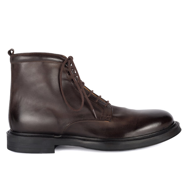 IVAN 91007<br> Brown Lace-up Boots