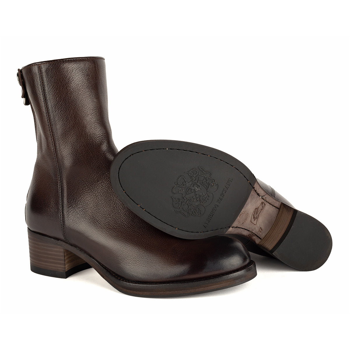 KARINA 95003 Teak ankle boots – ALBERTO FASCIANI GROUP SRL