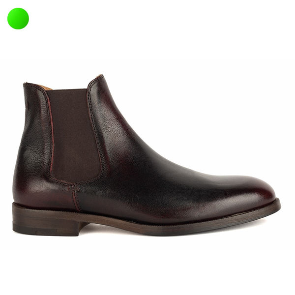 Bottes Alberto Fasciani Femme 39,5 - Cuir Bordeaux, Hauteur Genou - Equestre Italie - Occasion