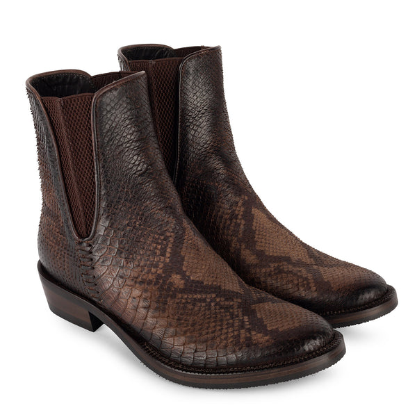 KARINA 95036<br> Faux python Texan boots
