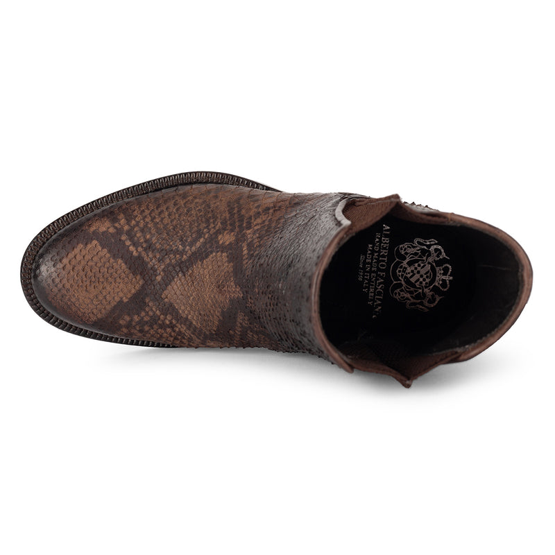 KARINA 95036<br> Faux python Texan boots