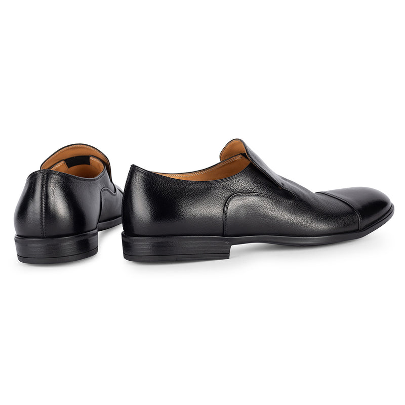 ESSENTIAL KRIS 94328<br> Black slip-on shoes