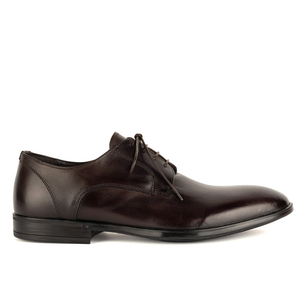 ESSENTIAL KRIS 96008<br> Mahogany derby shoes