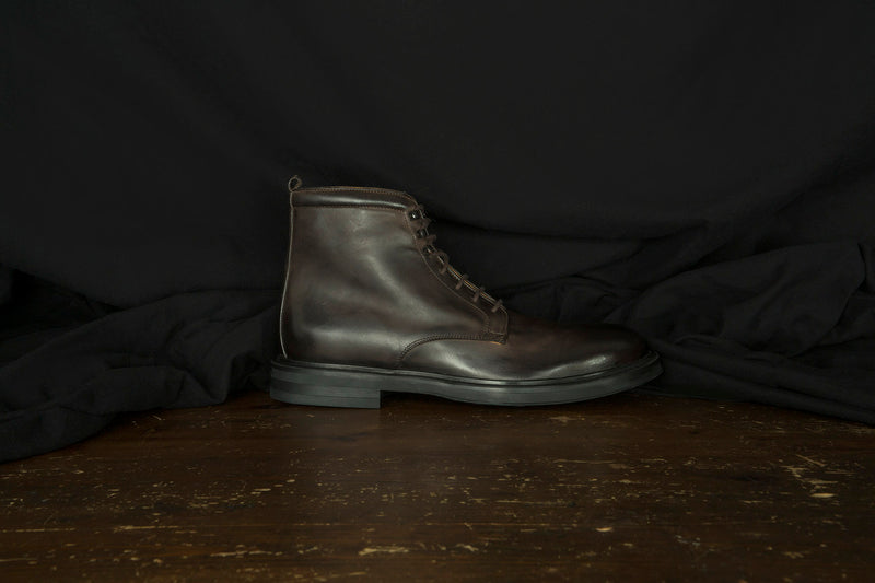 IVAN 91007<br> Brown Lace-up Boots