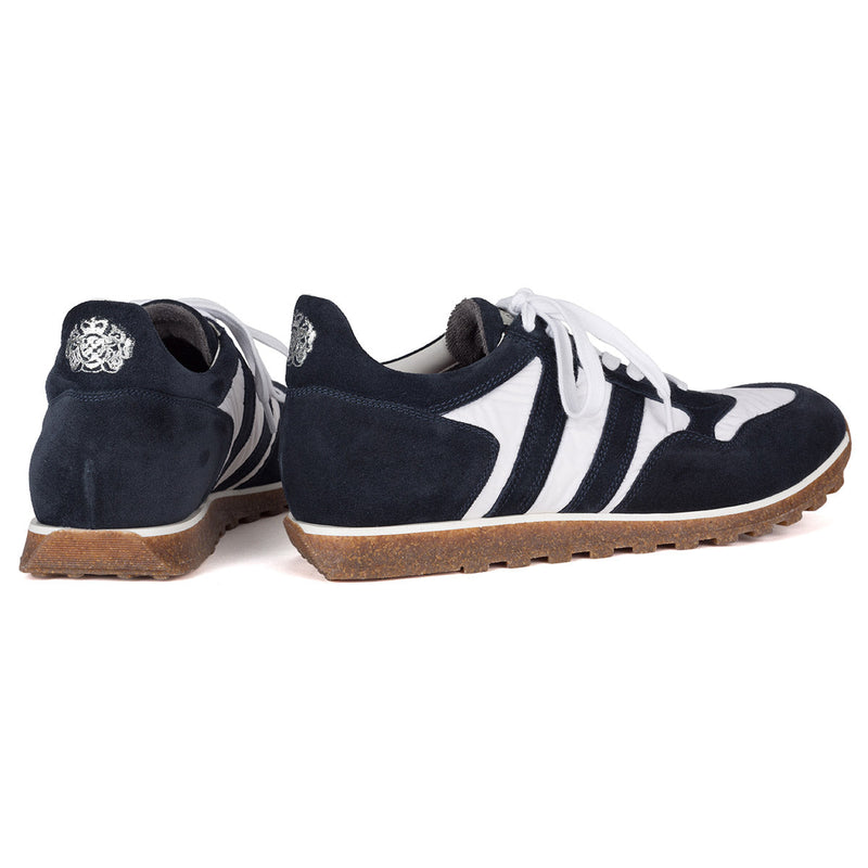 SPORT 6500<br> White & navy sneakers