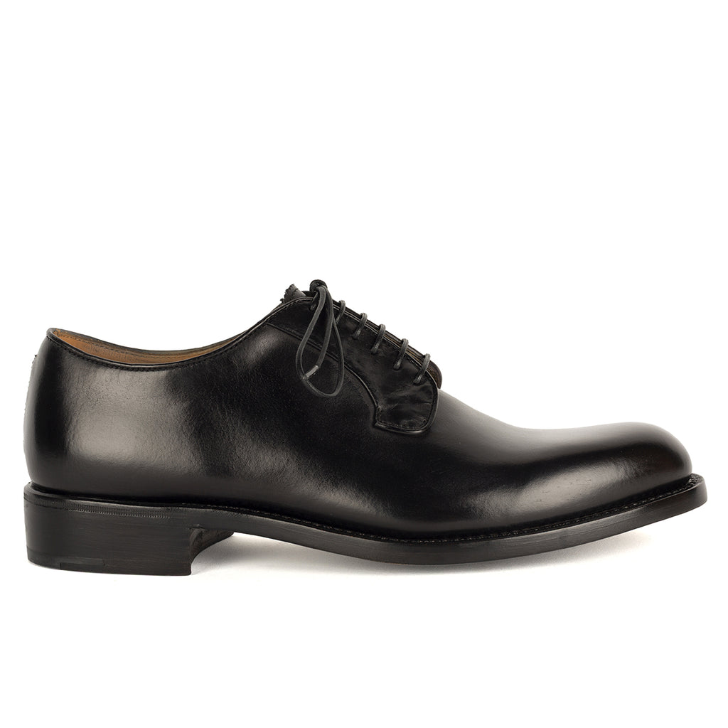 Woodworm AF03 York Delavè Black Derby Shoes – ALBERTO FASCIANI