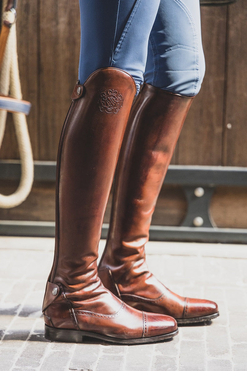 33202<br>Brown standard riding boots [34 - 39]