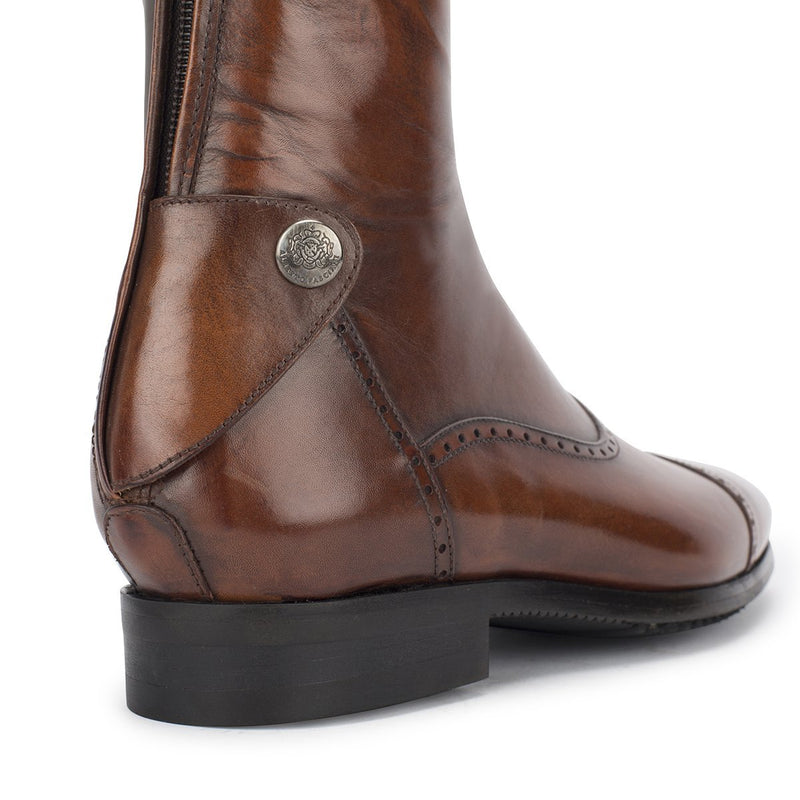 33202, Brown Standard riding boots, vista 2