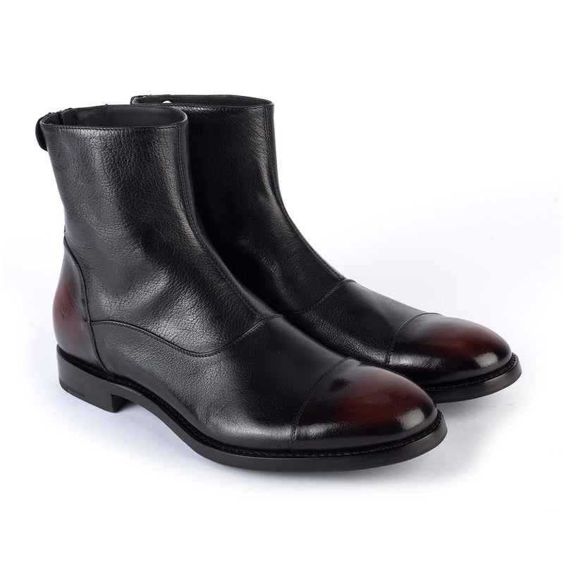 ABEL 59100<br> Black buffalo vintaged boots