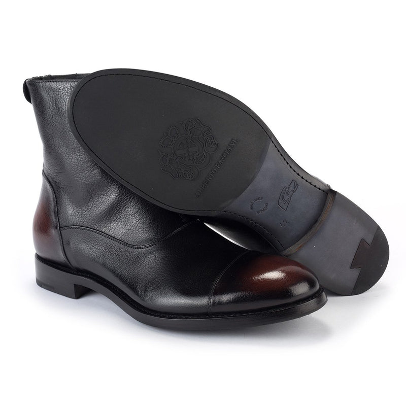 ABEL 59100<br> Black buffalo vintaged boots
