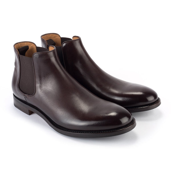 ABEL 59628<br>Brown Horse Leather Chelsea Boots