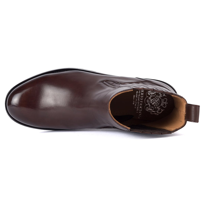 AMINA 54020<br>Chocolate chelsea boots