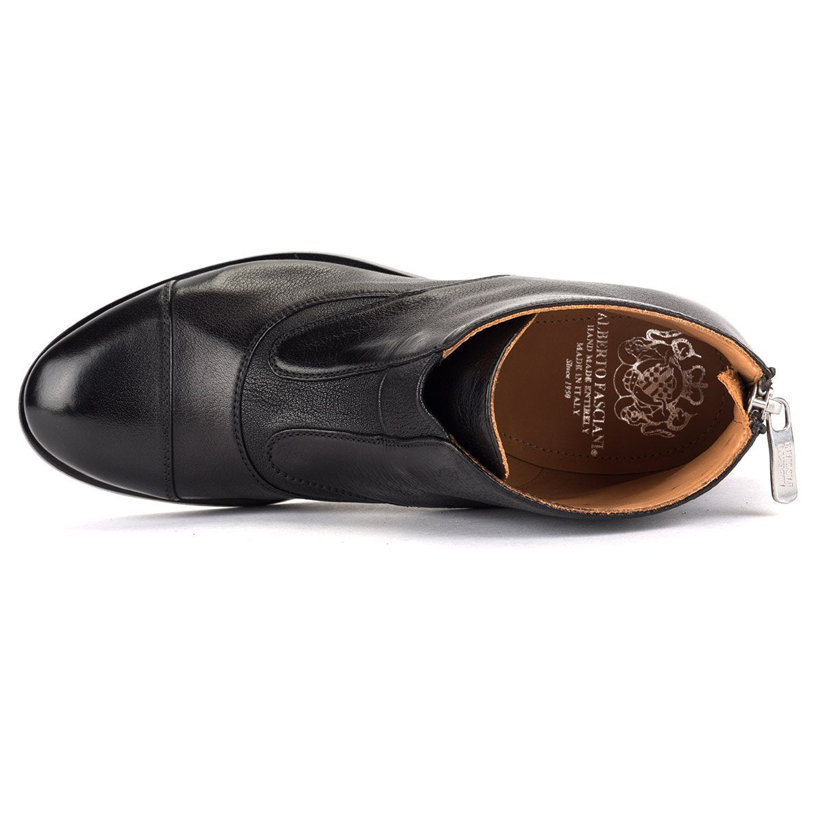 Bottines Alberto Fasciani En Cuir Beige - Taille 37 - Plat - Avec Petit Défaut, Sans Boîte