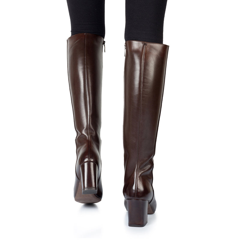 EVA 82013 <br> Leather high boots