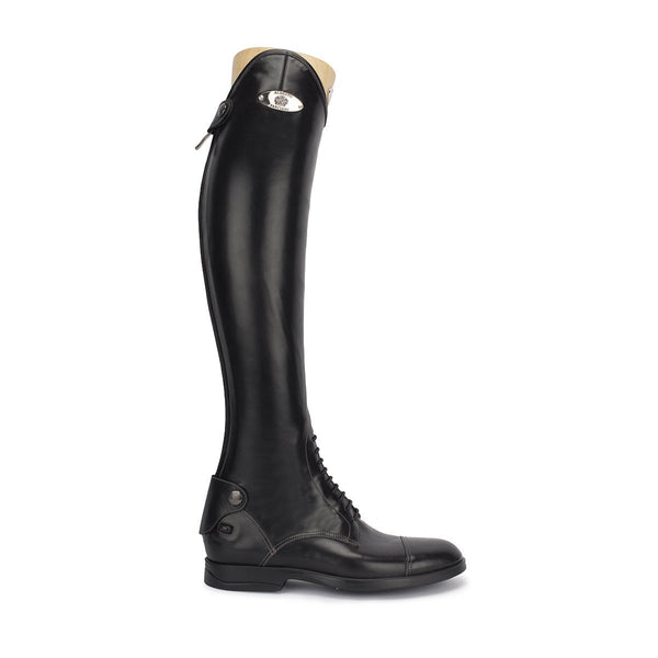 LEONARDO<br>Standard riding boot in black calfskin [40 - 46]