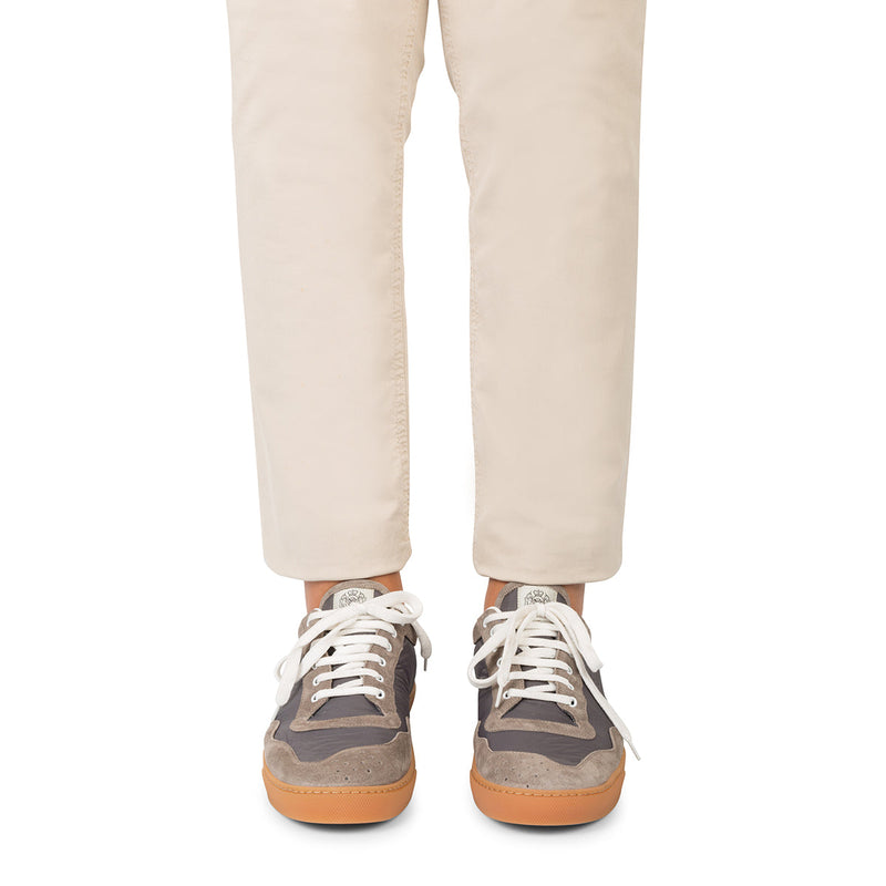 SPORT 85025<br> Leather and fabric sneakers