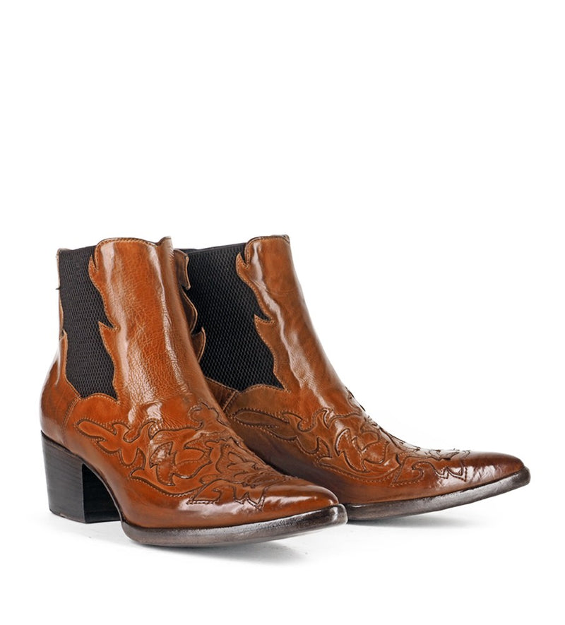 URSULA 46036, Texan inspired Ankle boots, vista 2