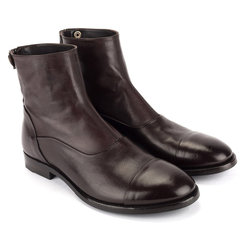 VULCANO 10003<br> Dark brown Ankle Boots